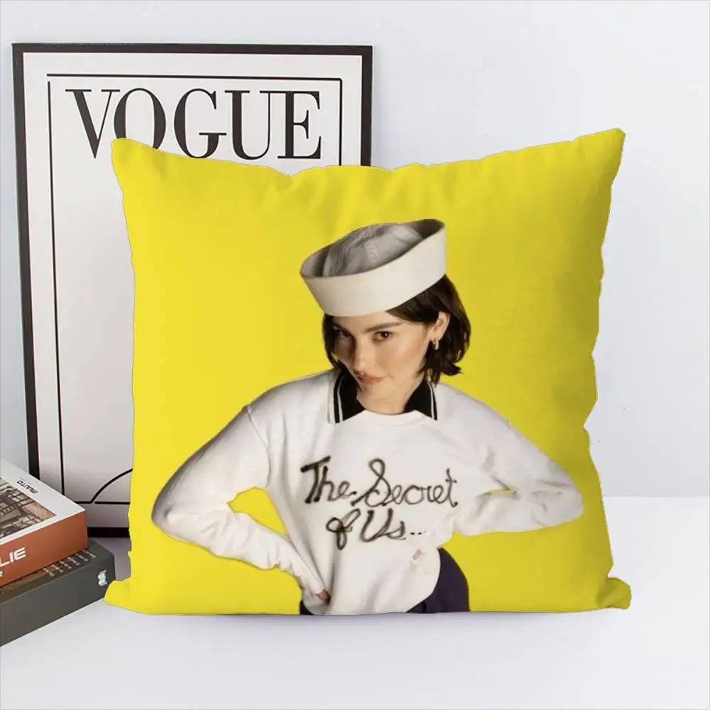 

Singer G-Gracie Abrams Pillow Case Double-Sided Printing Cushion Cover 45x45 Decorative Cushions Sofa Home Decor Soft Pillowcase