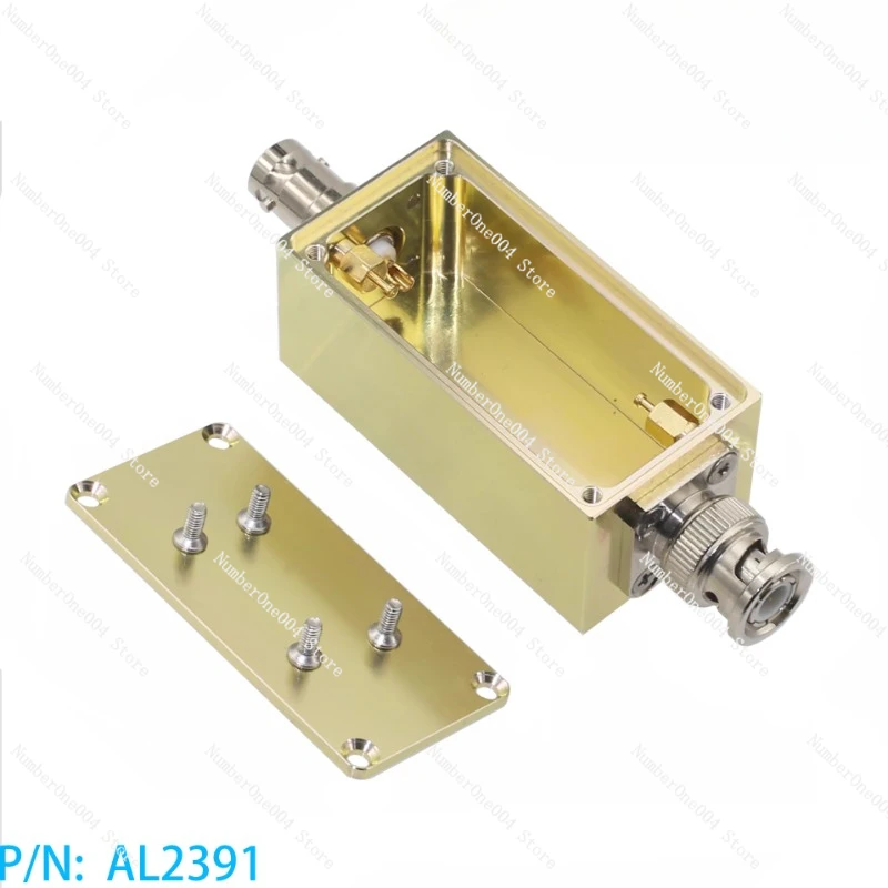 Suitable for AL2391 coaxial male BNC steamer shield aluminum box M-F impedance matching bandpass filter DIY shell