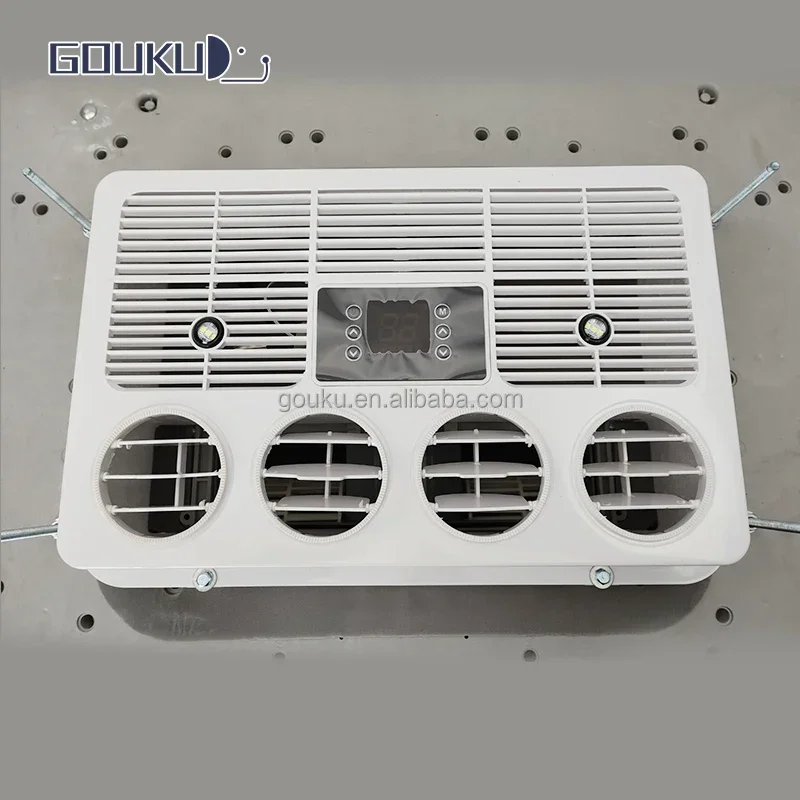 Universal Campervan accessories 12V 24V RV air conditioner rooftop for travel trailer mini bus rooftop van air conditioner