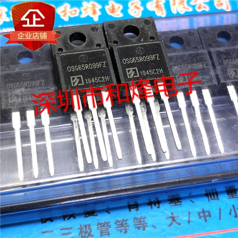 5PCS-10PCS OSG65R099FZ  TO-220F 650V 37A   New and Original On stock