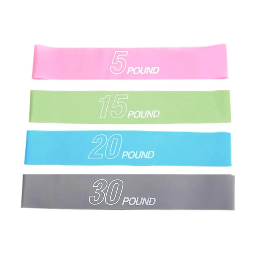 Fitness Elastic Band Portable Resistance Bands Home Sport Belly Yoga Pilates Training Stretching Workout Strength Gym Equipment