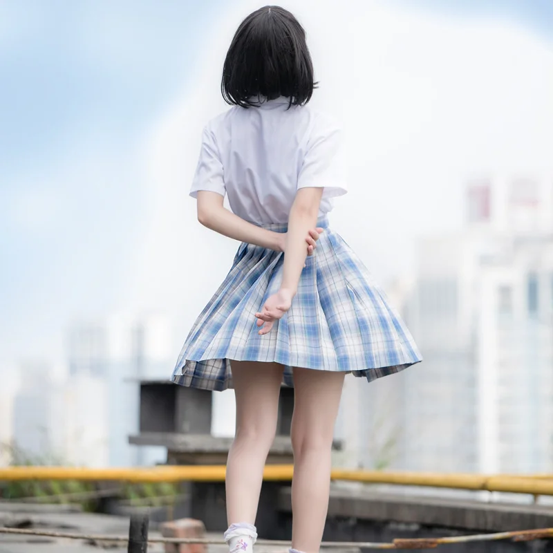 

Jk Short Skirt Pleated Skirt Versatile Student A-line Skirt Halflength Skirt Plaid Short Skirt Kol Saati