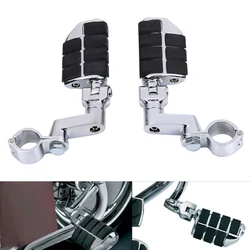 For Motorcycle Adjustable Aluminum Foot Rest FootRest Foot Pegs pedals For Honda Goldwing GL1800 22mm 30mm 35mm
