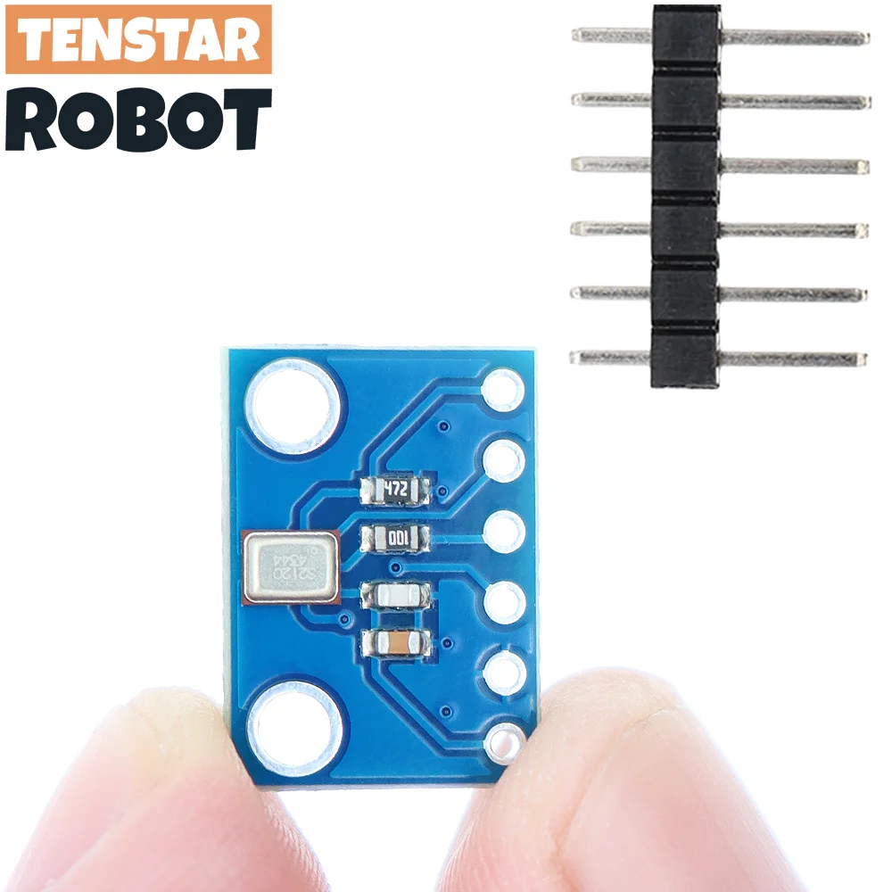 TENSTAR 2pcs SPH0645 MEMS I2S Output Digital Microphone Module SPH0645LM4H Microphone Sensor Breakout Board 1.6-3.6V