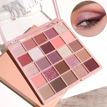 25-color eye shadow tray, oatmeal milk tea tray, sparkling powder, pearl sequins, gentle…