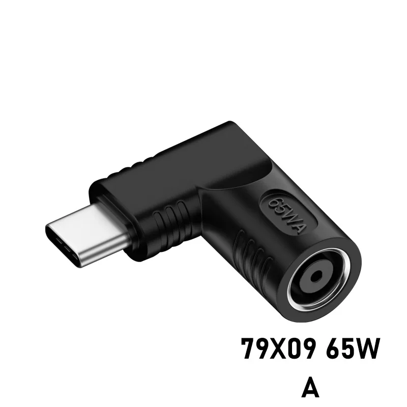 RGEEK 65W DC USB Type C Female To DC Male Adapter For Lenovo Thinkpad USB-C Fast Charging Cable Converter Square PD Plug