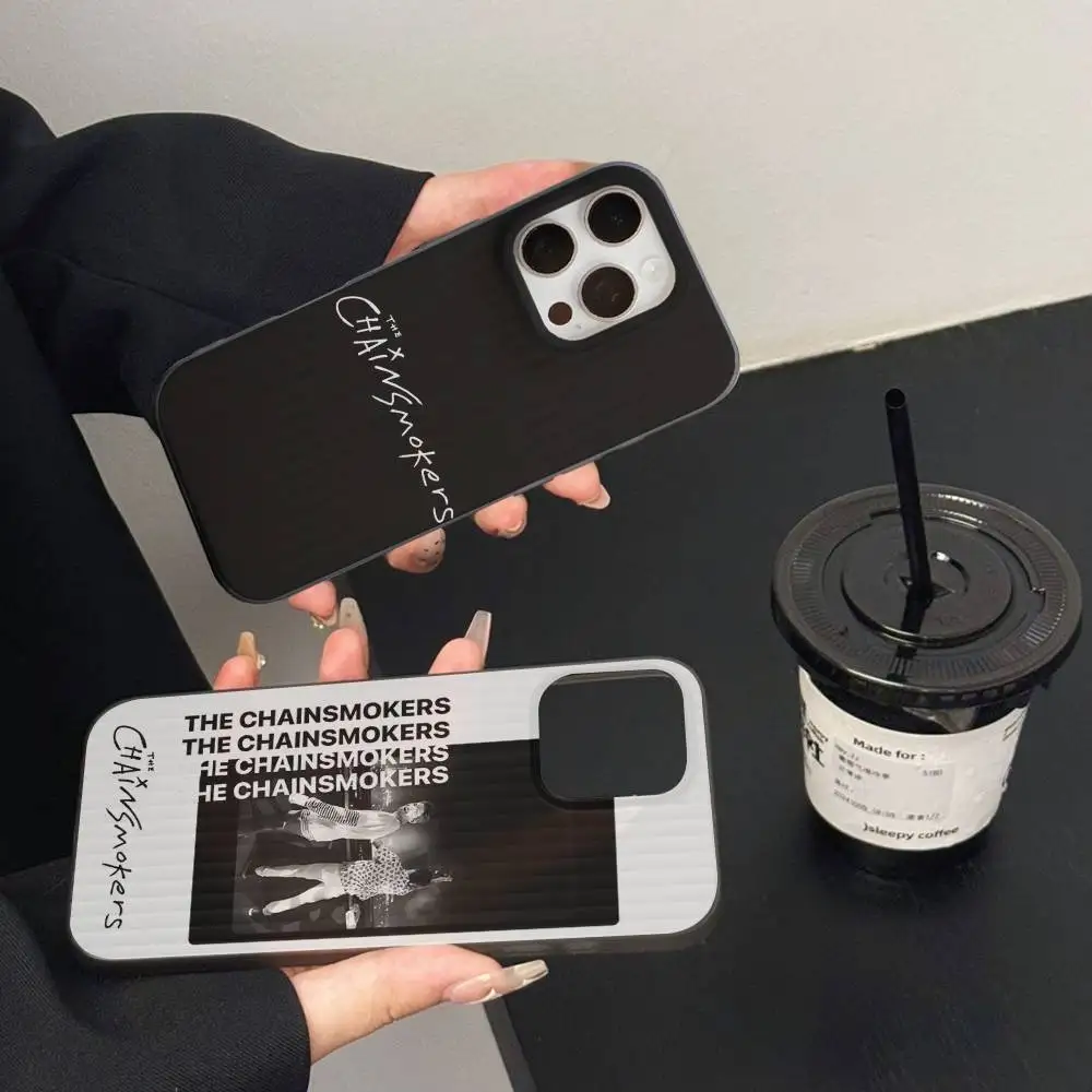 

Rock Band The Chainsmokers Phone Case For IPhone 17 16 15 14 13 12 11 ProMax Plus Ripple Cover Shockproof
