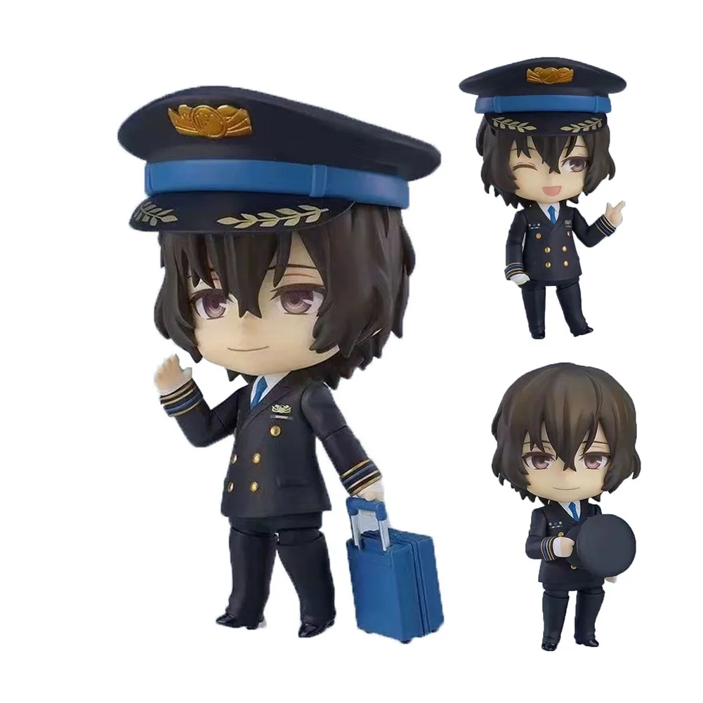 

BSD Anime Dazai Osamu Figure Face-changing Action Figure model desktop ornaments Collection Dazai figurine PVC toy Gifts 10cm