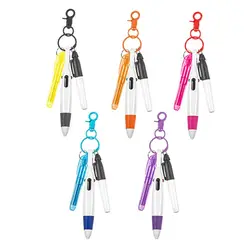 Keychain Nurse Pen Pack Accessories Lanyard Detachable Nurse Badge Set Smooth Writing Highlighter