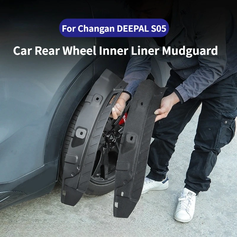 For Changan DEEPAL S05 2024 2025 2026 Rear Wheel Inner Liner Mudguard Anti Sediment Splash Protection Board Garnish Accessories