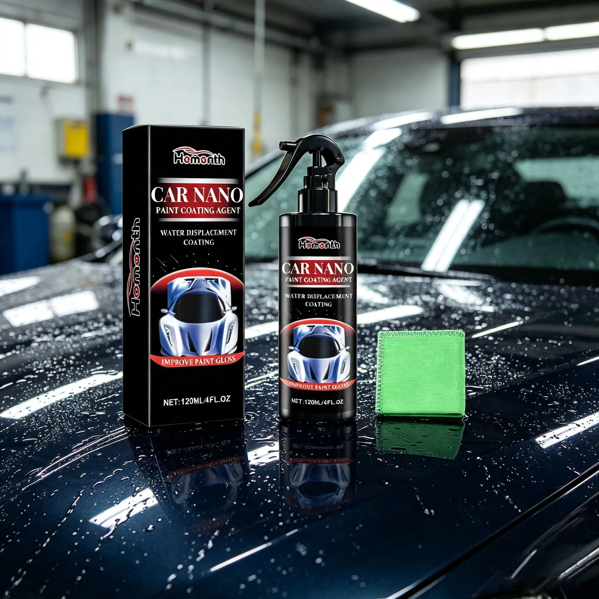 Homonth Car Nano Coating Spray Hydrophobic Repair Scratches Body Paint Polishes High Hardness Automobile Ceramic Cleaning Liquid - view 5