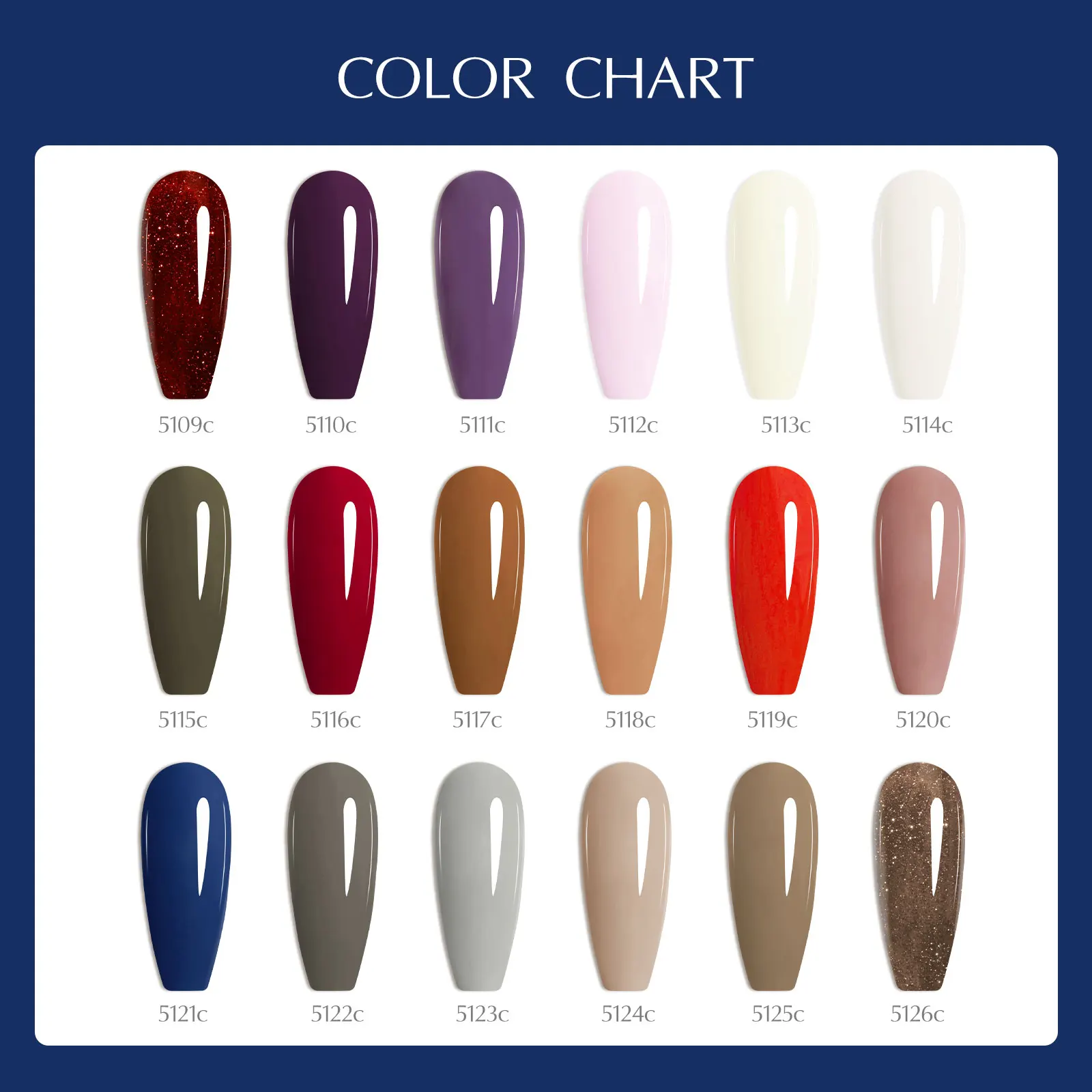VENALISA 10ml Nagellack-Set, 18 Farben, UV-LED, Herbst/Winter, abziehbar, langanhaltend, hochglänzend, Basis- und Überlack für Salon und Heimgebrauch – Detail 8