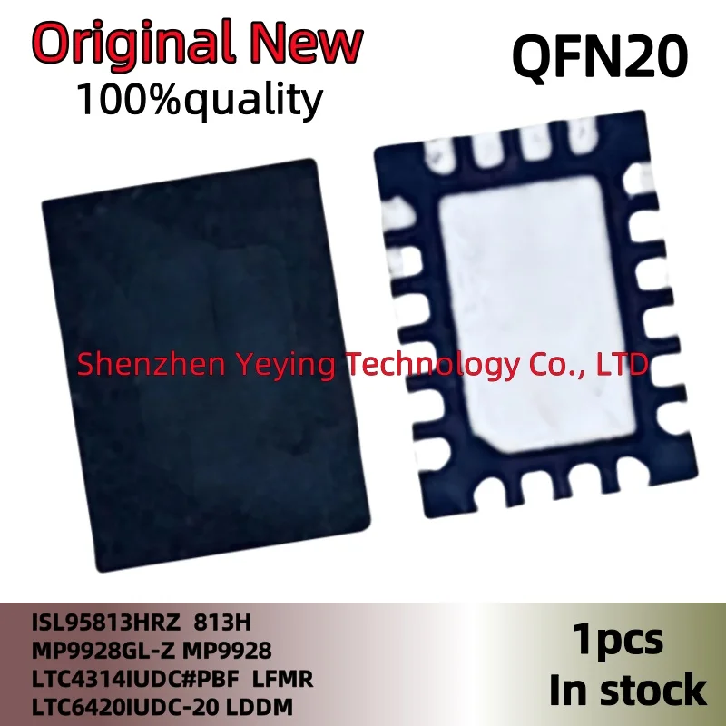 1 pieza Isl95813Hrz 813H Mp9928Gl-Z Mp9928 Ltc4314Iudc #   Pbf Ltc4314Iudc Lfmr Ltc6420Iudc-20 Ltc6420Iudc Lddm Qfn20