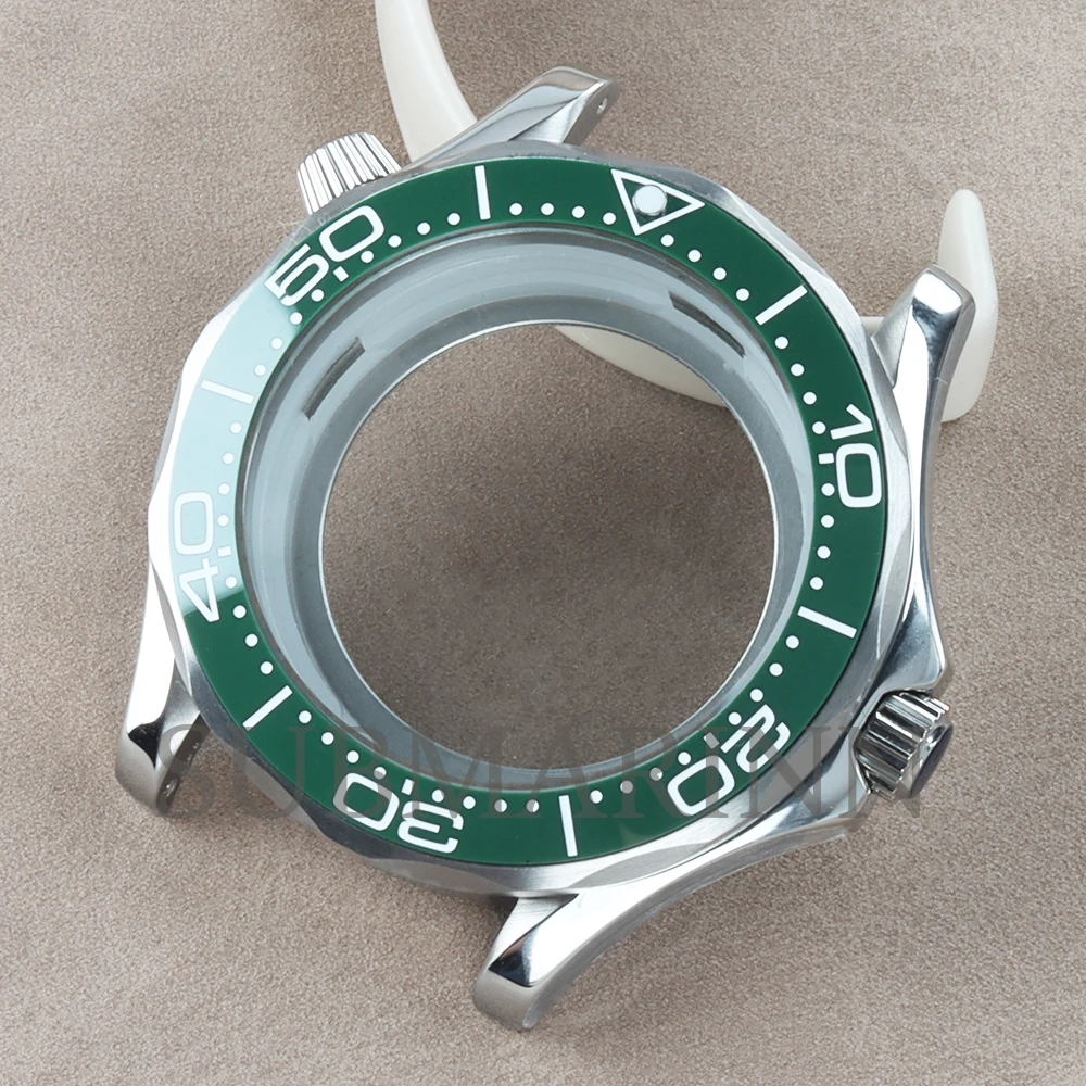 NH35 Case Bracelet 41mm Watch Case Waterproof 316L Stainless Steel FIT Seiko NH35 NH36 Movement 31mm Dial Seamaster 300 Case image 3