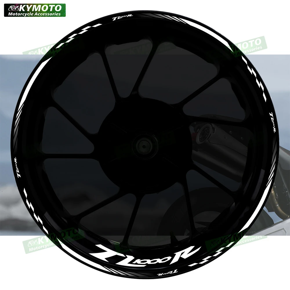 

Для TL1000R TL 1000R аксессуары для мотоциклов 17-дюймовые наклейки на передние и задние колеса, модифицированные светоотражающие наклейки на полоску ступицы