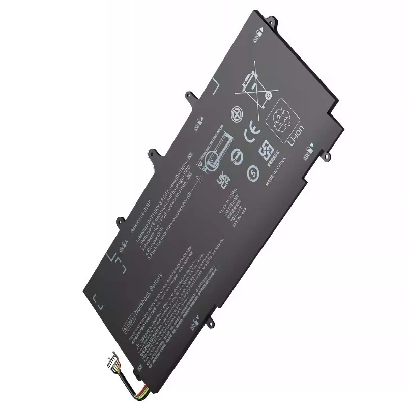 High Capacity BL06XL 11.1V 42Wh Laptop Replacement Battery for HP Elitebook Folio 1040 G0 G1 G2 BL06O42XL HSTNN-IB5D HSTNN-DB5D