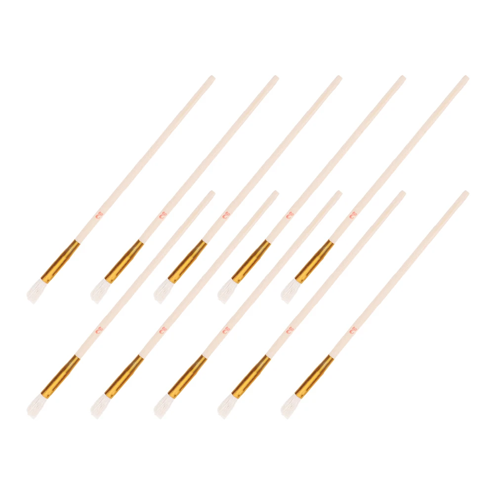 

10Pcs Lightweight Portable Pollination Brush High Success Rate Ergonomic Design Fruit Vegetable Flower Growing Tools