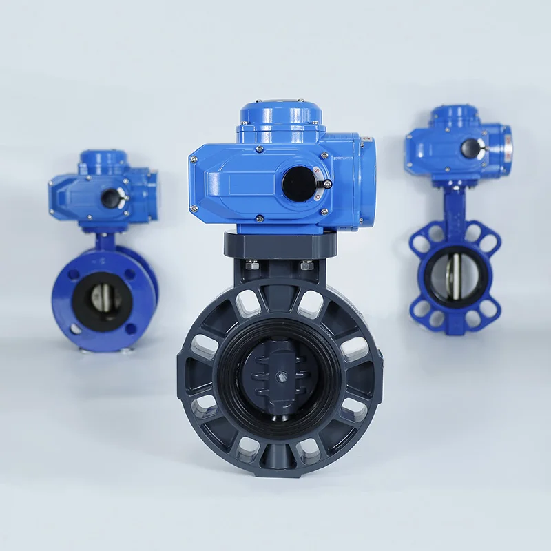 2 Inch UPVC Plastic on off and Modulating 90 Degree IP67 Waterproof Water Motorized Electric Actuator Butterfly Valve