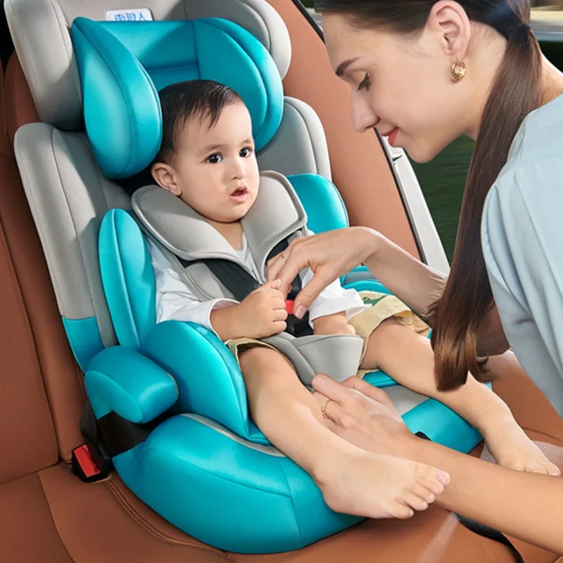 EG71 Asiento de coche para bebé directo de fábrica, refuerzo de seguridad versátil para niños, asiento universal para bebé de 9 meses a 12 años, compacto