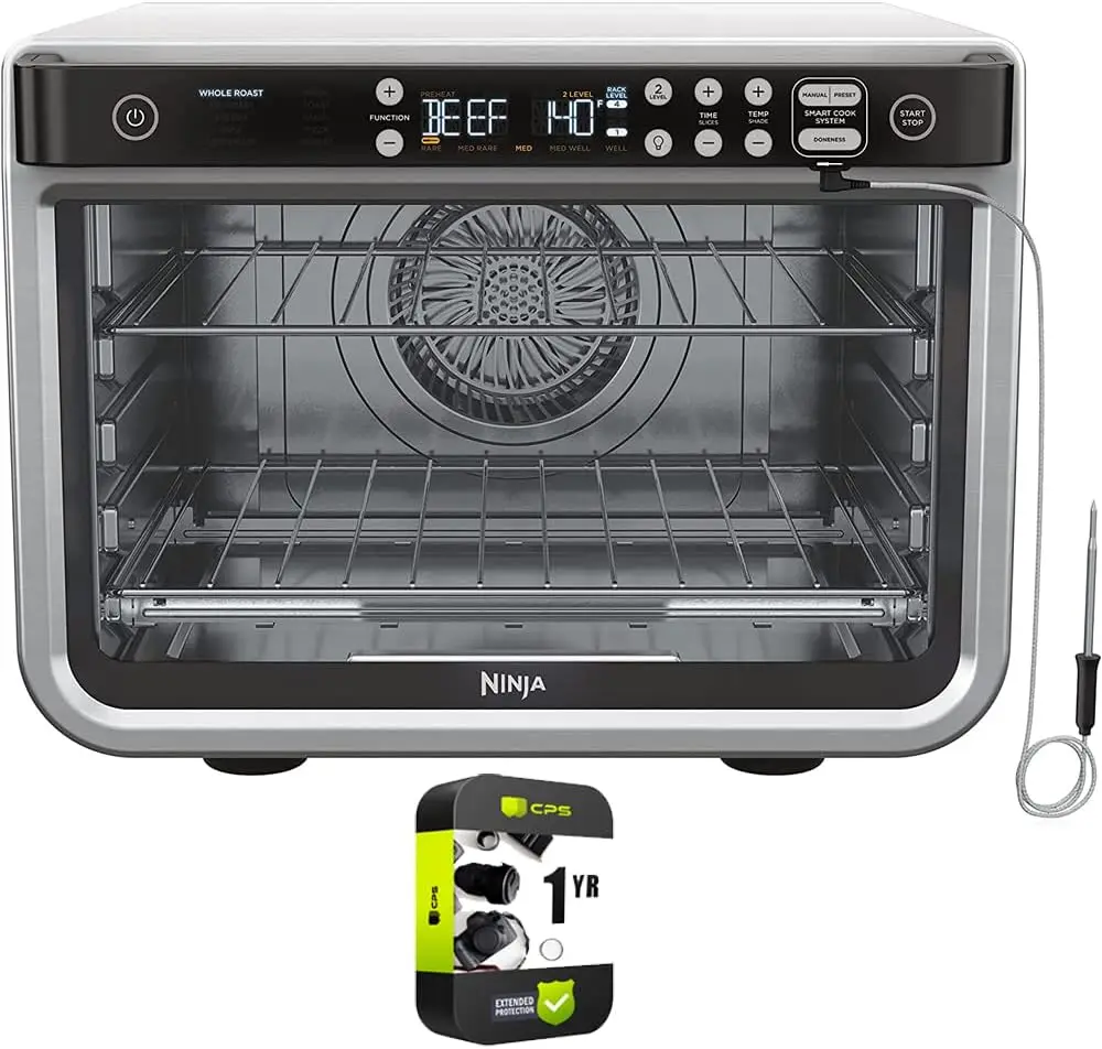 10-in-1 Smart XL Air Fry Oven Bundle (Refurbished) with Premium 1-Year Enhanced Protection Pack (Renewed)