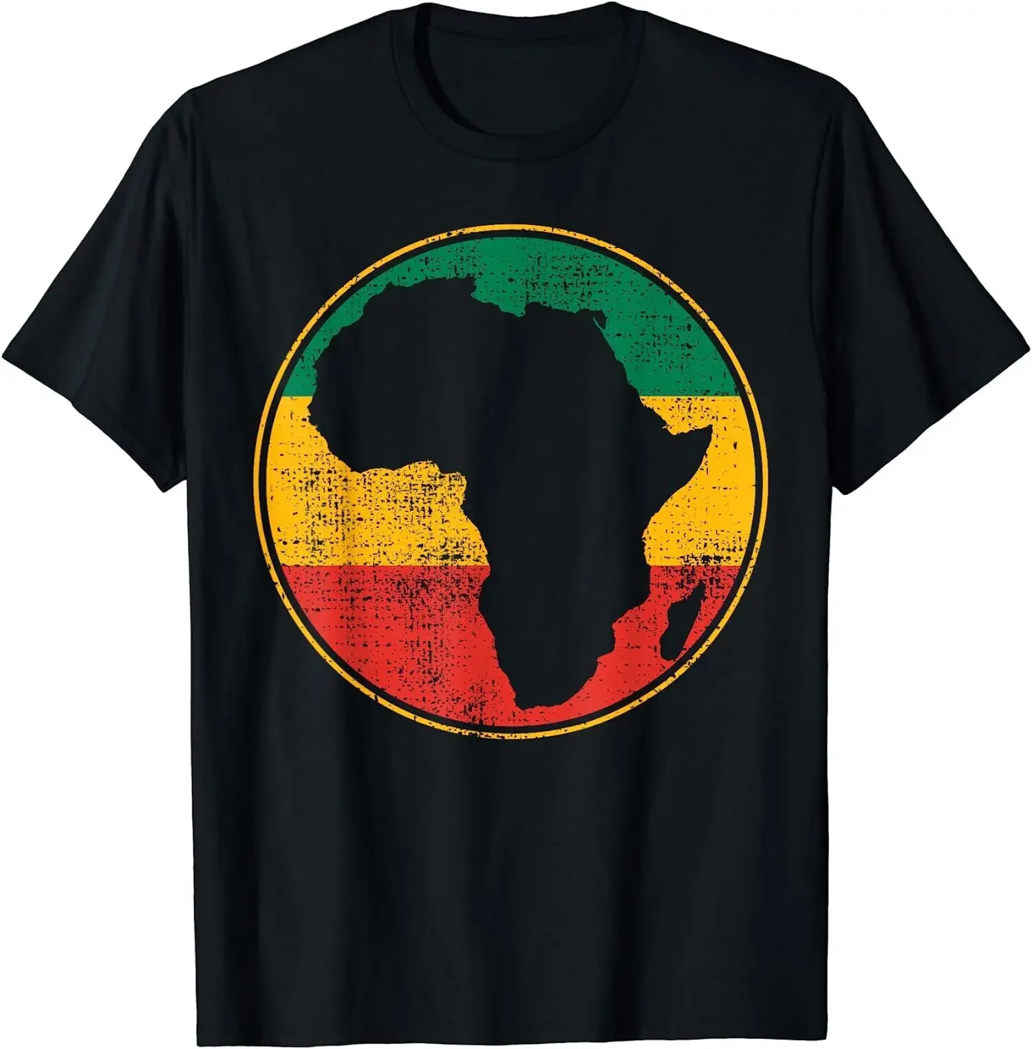 New Limited Africa Vintage Retro Map Tanzania Namibia Kenya T-Shirt