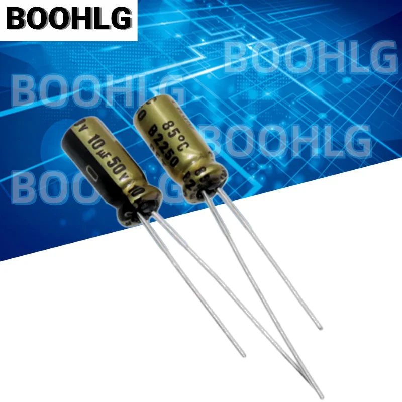 20PCS original 10UF 50V fever audio capacitor 50V 10UF 5X11 FW gold shell