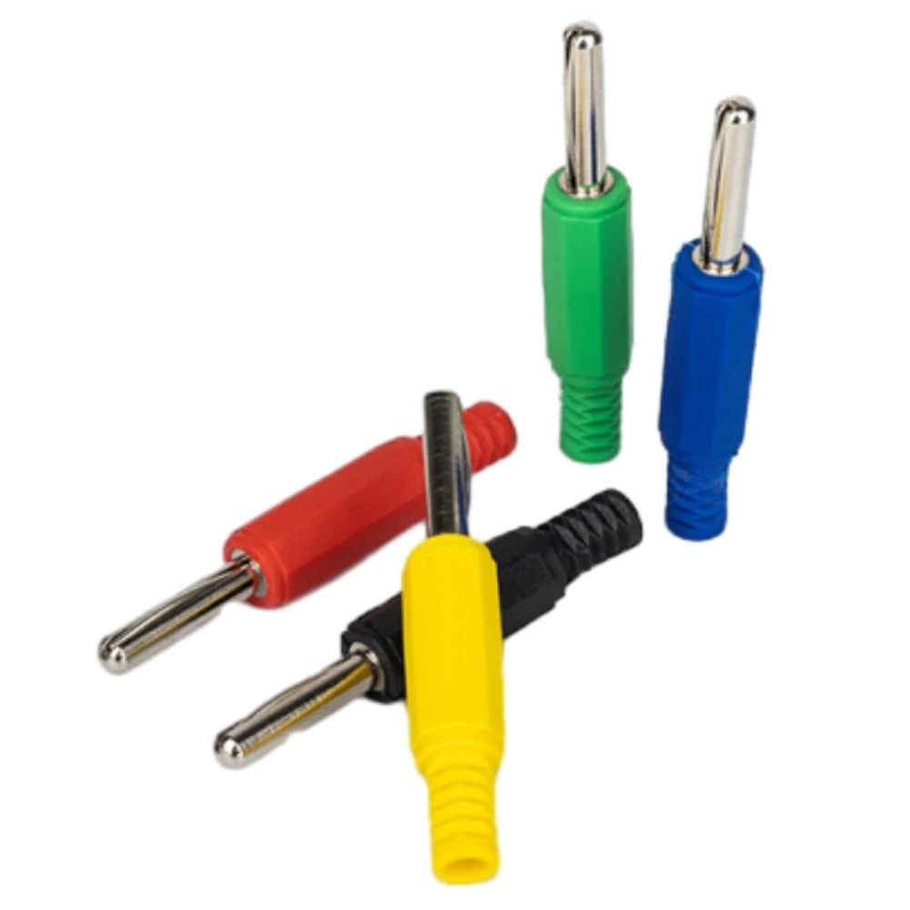 موزة مطلية بالنيكل والنحاس ، حماية ذيل ملولبة ، نوع دبوس اختبار قابل للدوران ، لحام ، 32 أ ، 4 مقبس ، 10