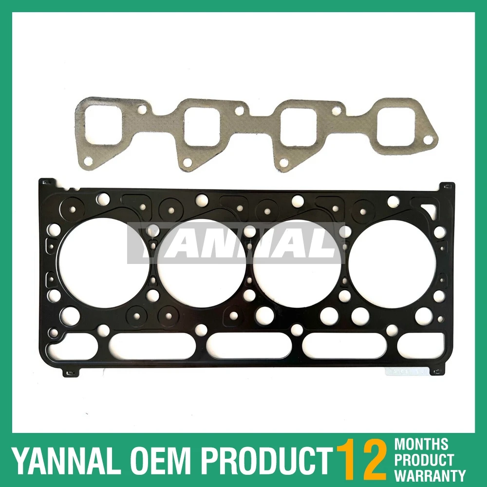 good quality For Perkins 1104 Head Gasket Set For JCB 3CX MF 3400 5400 6400 U5LT0350