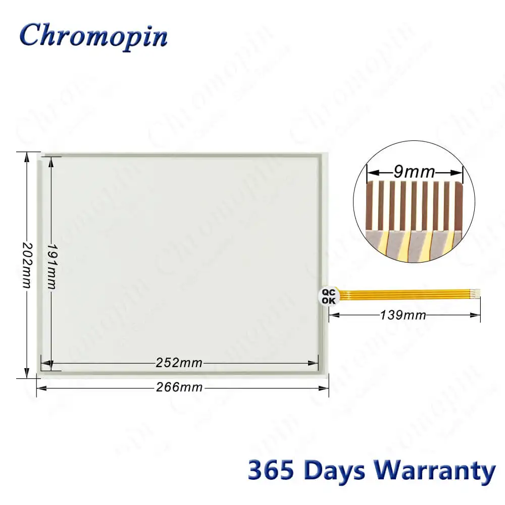 Touch Screen for 3280024-22 AGP3500-S1-D24 AGP3500-S1-D24-CA1M AGP3500-S1-D24-D81C AGP3500-S1-D24-D81K + Overlay Film