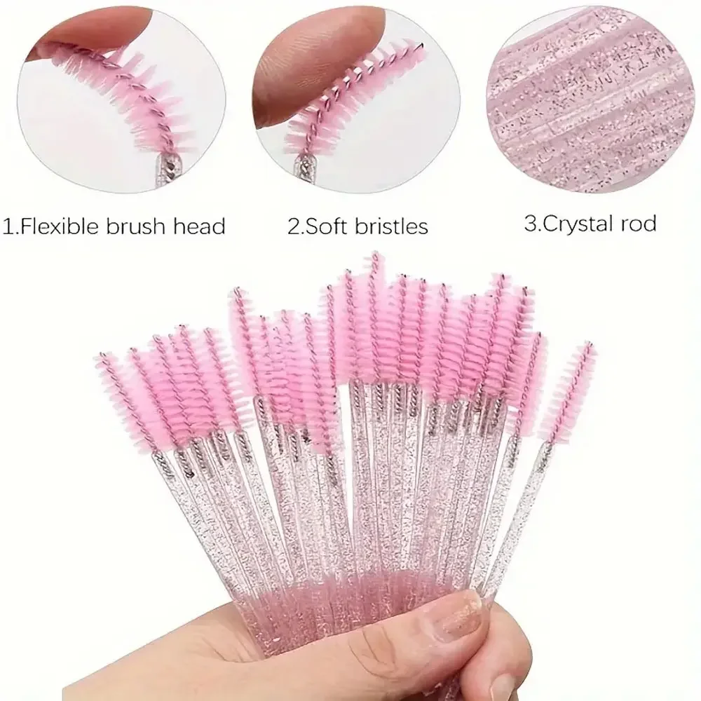 200/300/500 Stuks Wegwerp Lip Borstel Wimper Make-Up Kwasten Lash Extension Mascara Applicator Lippenstift Wands Cosmetische gereedschap