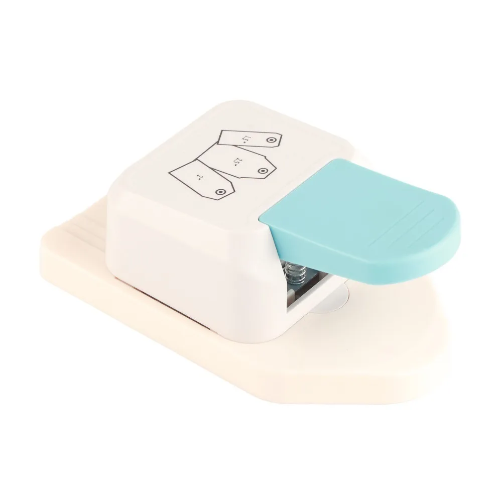 Sturdy Metal Tag Puncher Lightweight Body Compact Size Craft Punch Multi Shape Smooth Surface DIY Punch Tool Paper Decoration