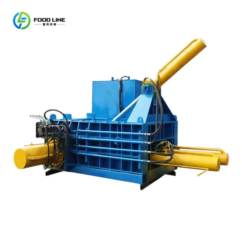Customized New Type Metal Baler Aluming Scrap Compactor Machine