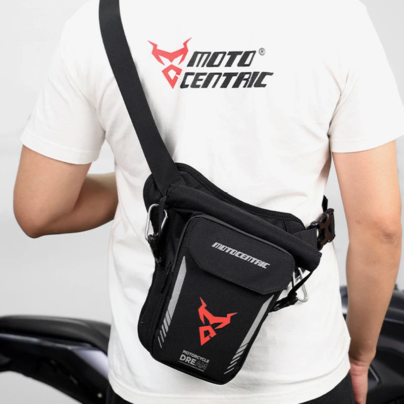 Motorcycle Leg Bag Waterproof Reflective Riding Waist Thigh Pack Adjustable Crossbody Sling Bag For Cycling Outdoor Travel