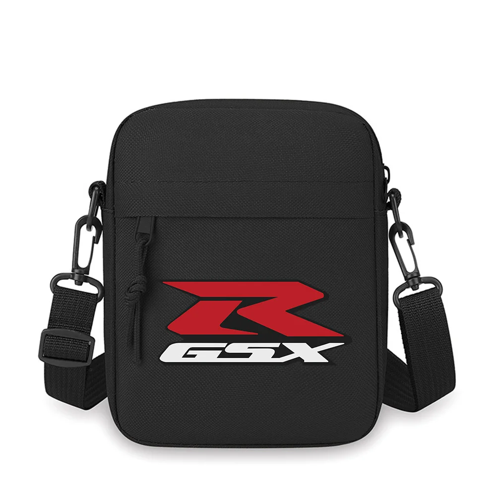 Red Z shape white GSX design Men Crossbody Bag Single Shoulder Women Cartoon Anime Film Printing Design Unisex