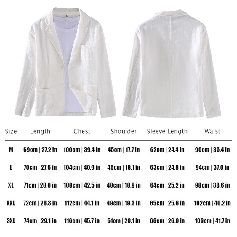 M-3XL algodão linho masculino blazer casaco praia festa de casamento terno primavera verão moda casual masculino formal negócios fino terno jaqueta