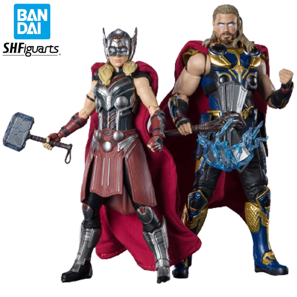 

In Stock Original Bandai SHFiguarts Thor: Love and Thunder Jane Foster Thor Figure Anime Action Model Boxed Dolls Toy Gift