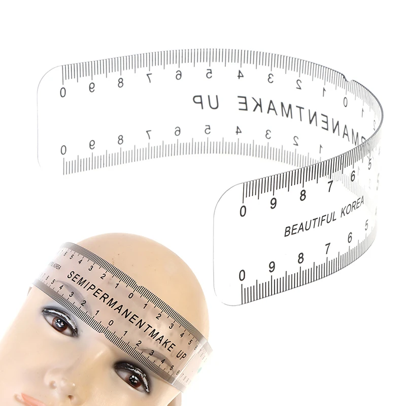 Universal Semi Permanent Makeup Guide Ruler Measure Tools Eyebrow Stencil