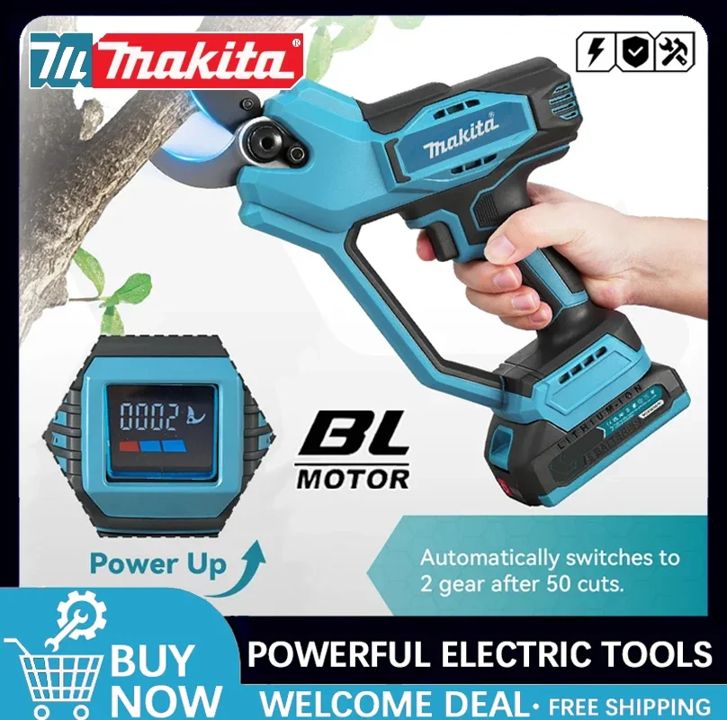 forbici-elettriche-a-batteria-makita-18v-senza-spazzole-cesoie-per-potatura-35mm-troncarami-cordless-ad-alta-potenza-utensili-elettrici