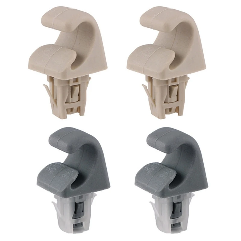 1 Pair Sun Visor Clip Hook Bracket Retainer Interior Trim Fastener Clip for Camry-Corolla Matrix-Prius 74348-33040