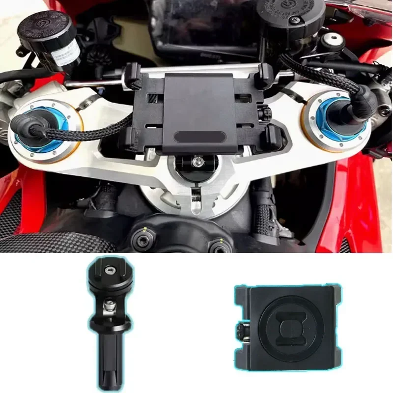 Phone Back Clip Fixed For 12-29.9mm Motorcycle Hole Universal Mobile Phone Holder Adapter Interface Clamp Mount Compatible SP