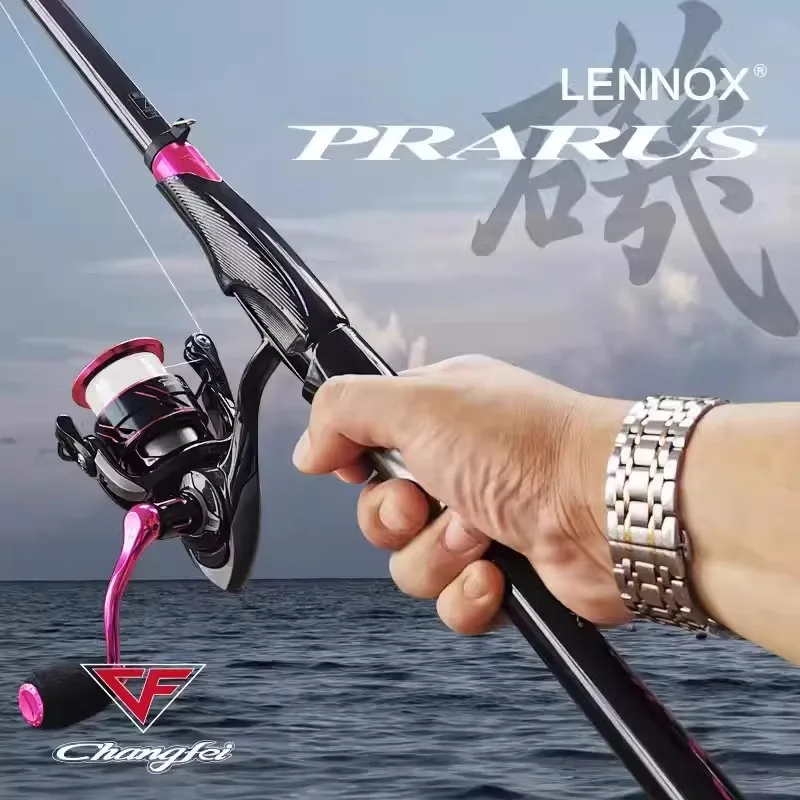 Imagem -04 - Lennox Proarus Telescópica Rocha Vara de Pesca Ponta Sólida Grande Game Fiação de Fibra de Carbono Mão Mar Pólo de Pesca 430 530