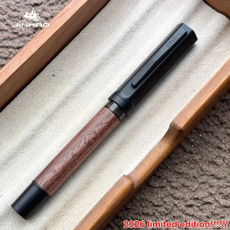 2026 Limited Edition! JINHAO 58 Wood Fountain Pen Calligraphy ink Pens EF F Nib Ink Pen School Office Supplies Stationery view 4