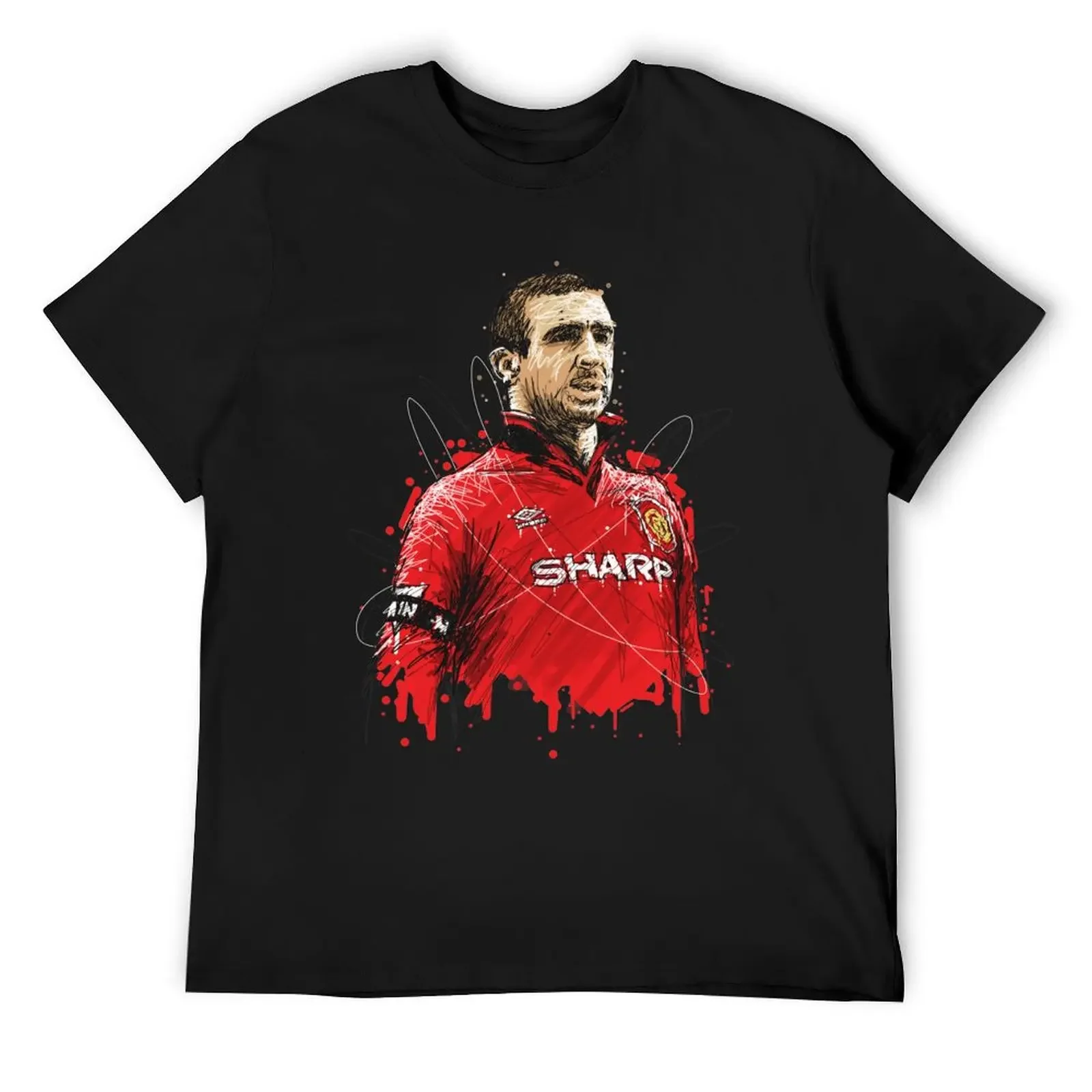 Eric Cantona T-Shirt customs boys animal print fashion shirts korean fashion mens designer clothes