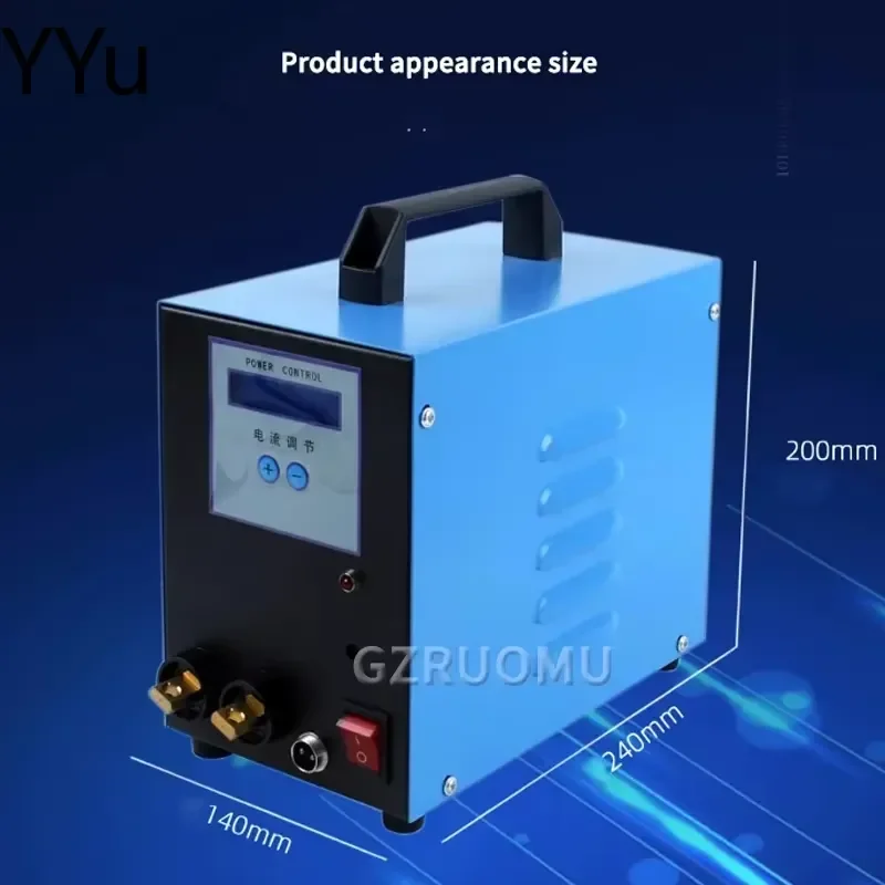 for JST-4 5000W Electric Spot Welder Digital Display Foot Pedal DIY Welding Machine for 18650 Battery Pack Nickel Strip