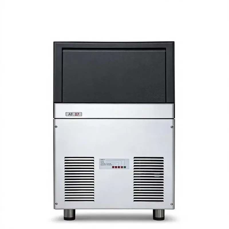 Flake Ice Maker 25kg/Day, Commercial Built-in Bin, 230V, Air/Water Cooled, 275W, 25% Moisture Snow Ice