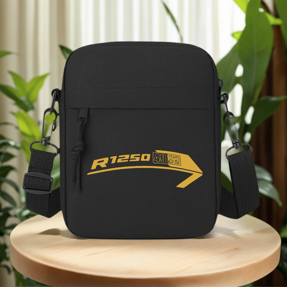 Motorcycle model number forty years GS Men Crossbody Bag Single Shoulder Women Cartoon Anime Film Printing Design Unisex