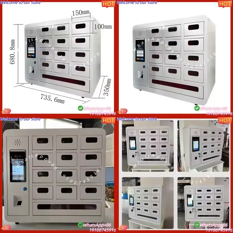 2026CE Smartphone Charging Locker Pad Laptop Charging Cabinet Smart Phone Storage Locker in China Factory Price