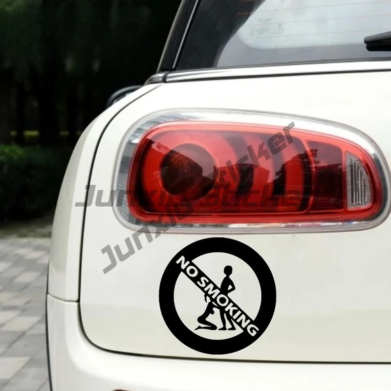 

Модные автомобильные наклейки с изображением девочки и мальчика, наклейка «Не курить», креативные наклейки для мотоциклов