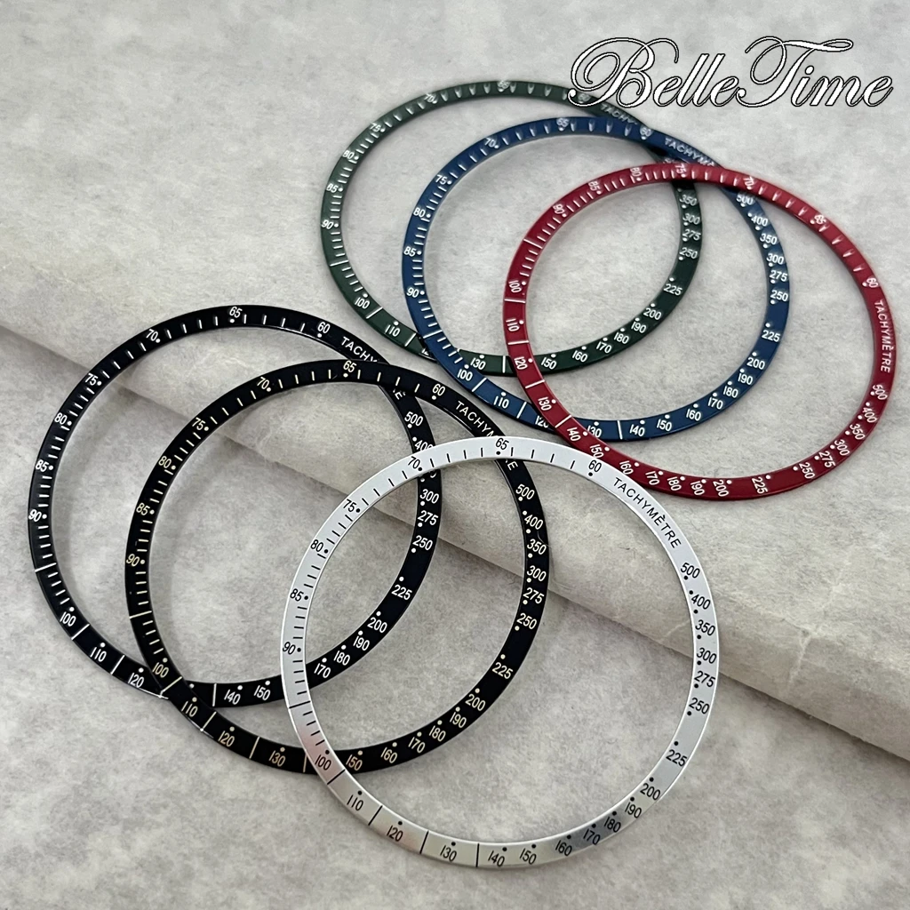 Aluminum Bezel Insert 38.5mm*34mm Chronograph High quality Fit SPEEDMASTER Watch Case Watch Accessories ﻿ ﻿
