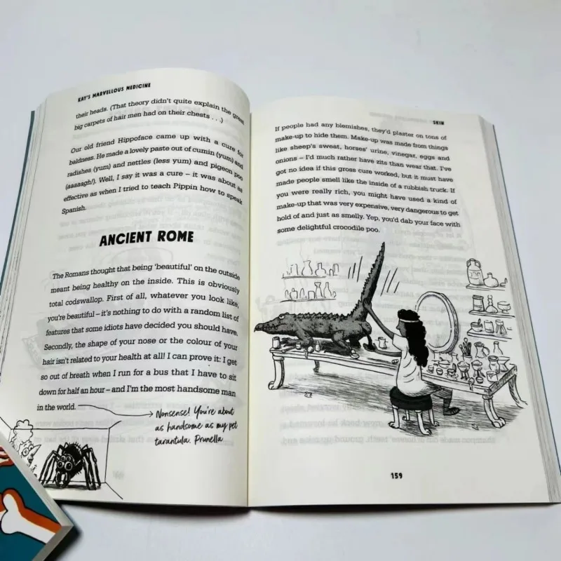 Set lengkap 2 volume, versi bahasa Inggris, buku cerita medis lucu Uncle Kai